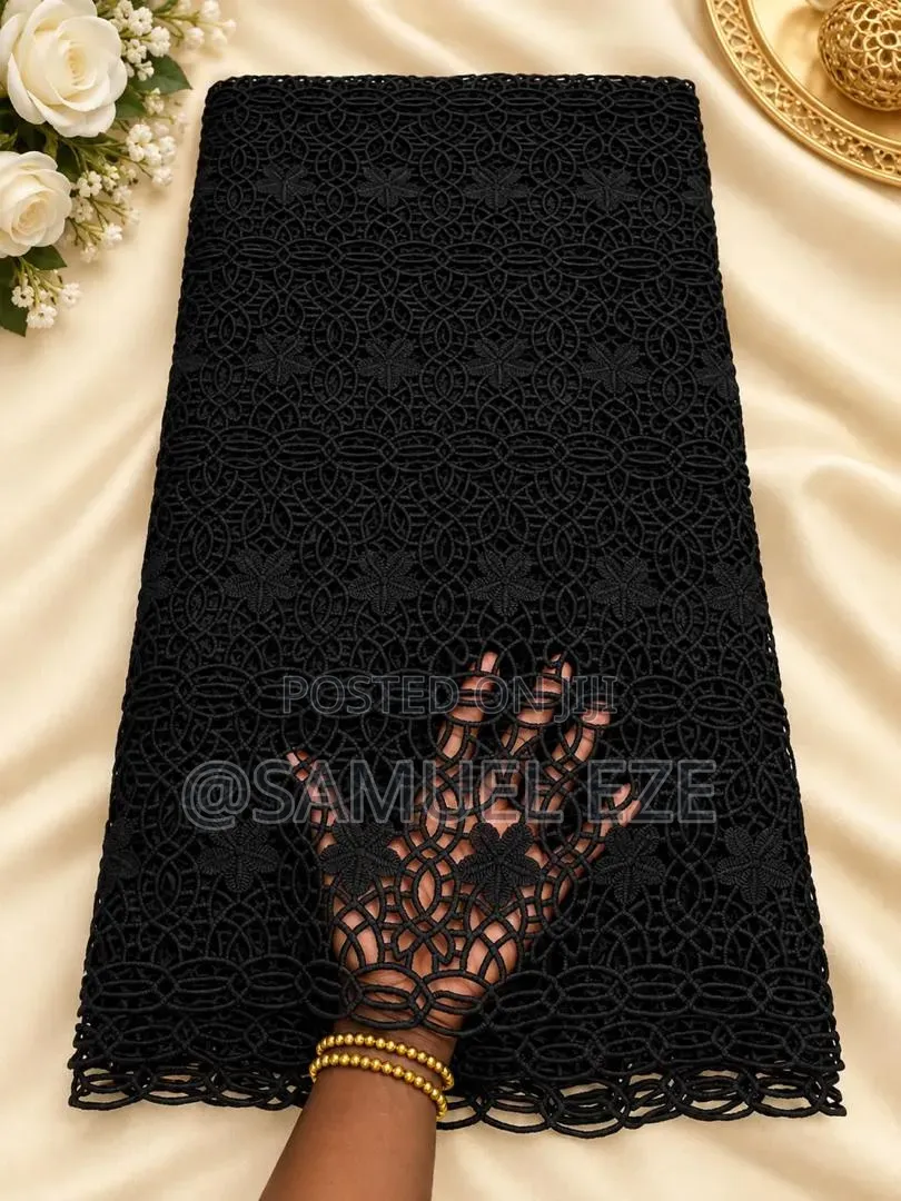 Black Cord Lace
