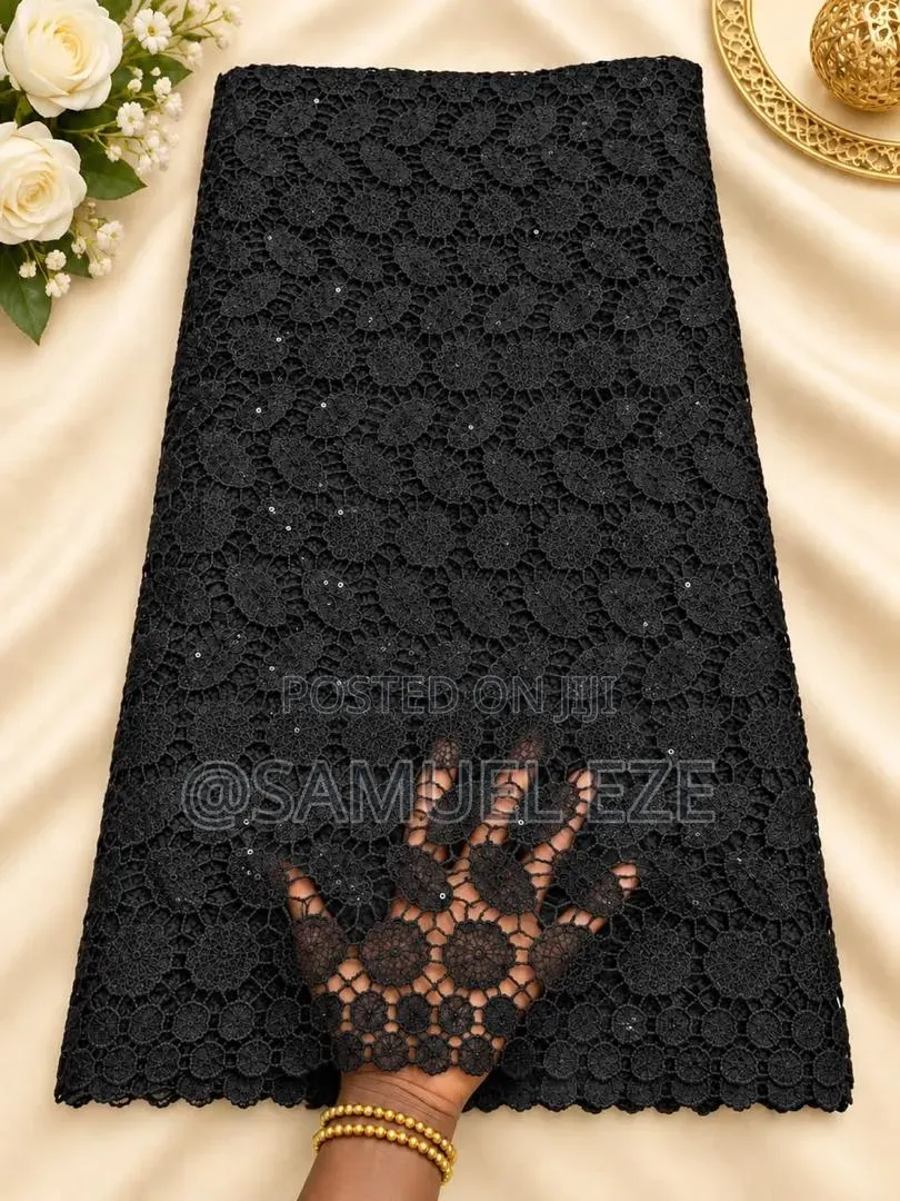 Black Cord Lace