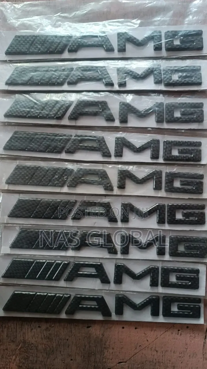 Mercedes Benz AMG Logo Black or Silver