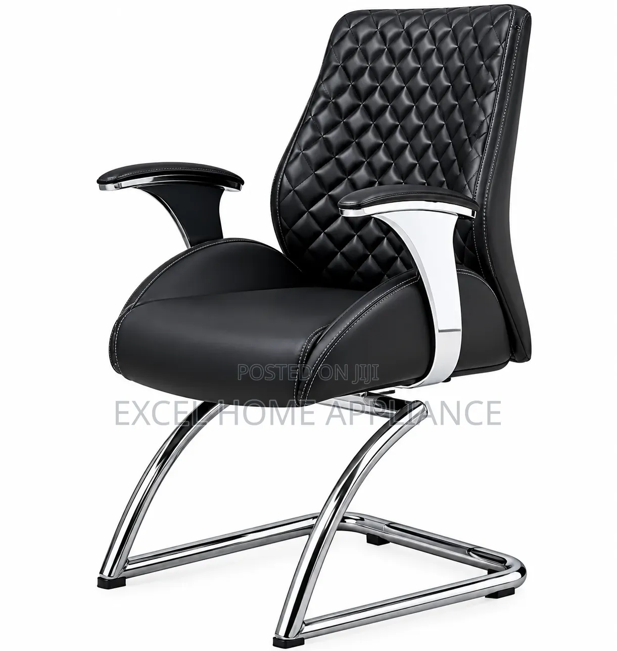 Luxury Black Executive Office Guest Chair