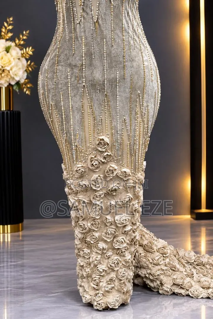 Velvet Beaded Lace Made in Switzerland