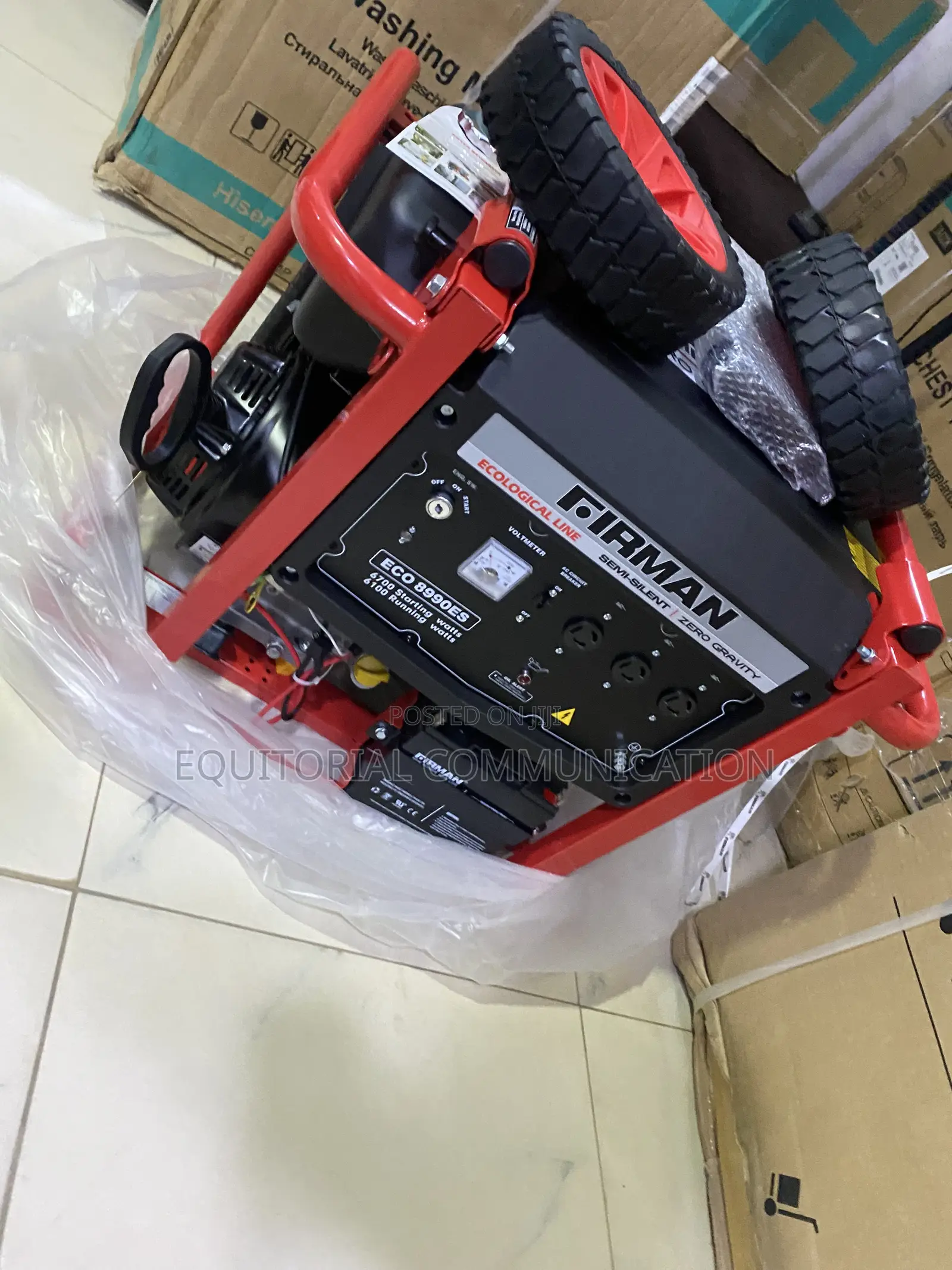 Firman ECO 8990ES Shop Power Generator Petrol Semi-Silent 6.7KVA 240V