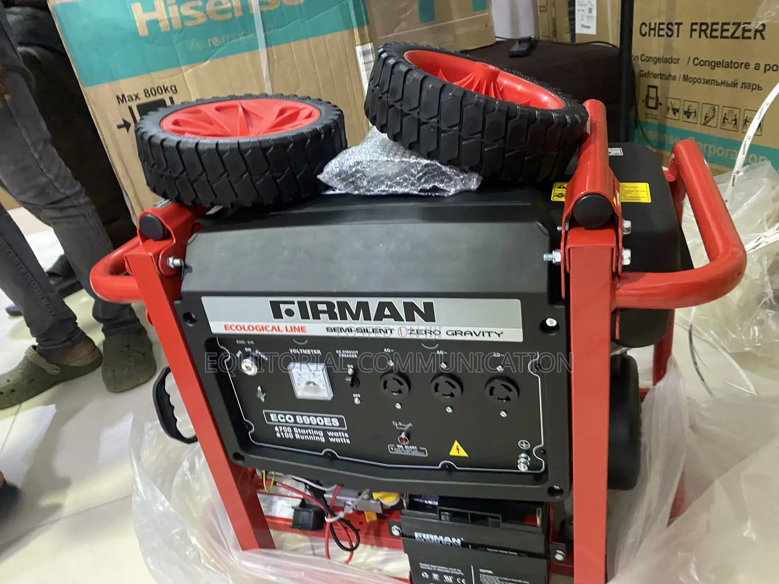 Firman ECO 8990ES 240V Semi-Silent Petrol Generator Rated 6.7KVA