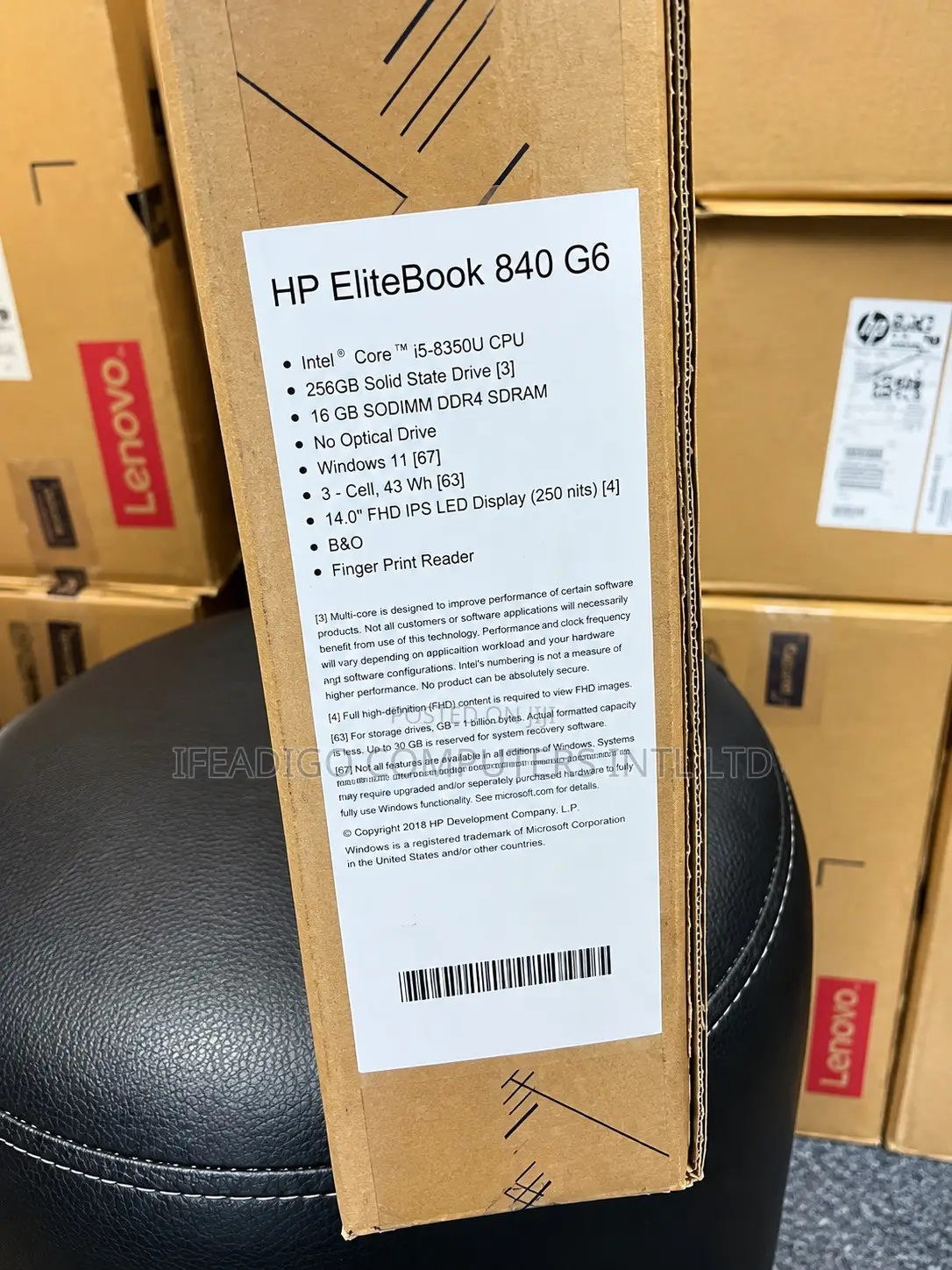 New Laptop HP EliteBook 840 G6 16GB Intel Core i5 SSD 256GB