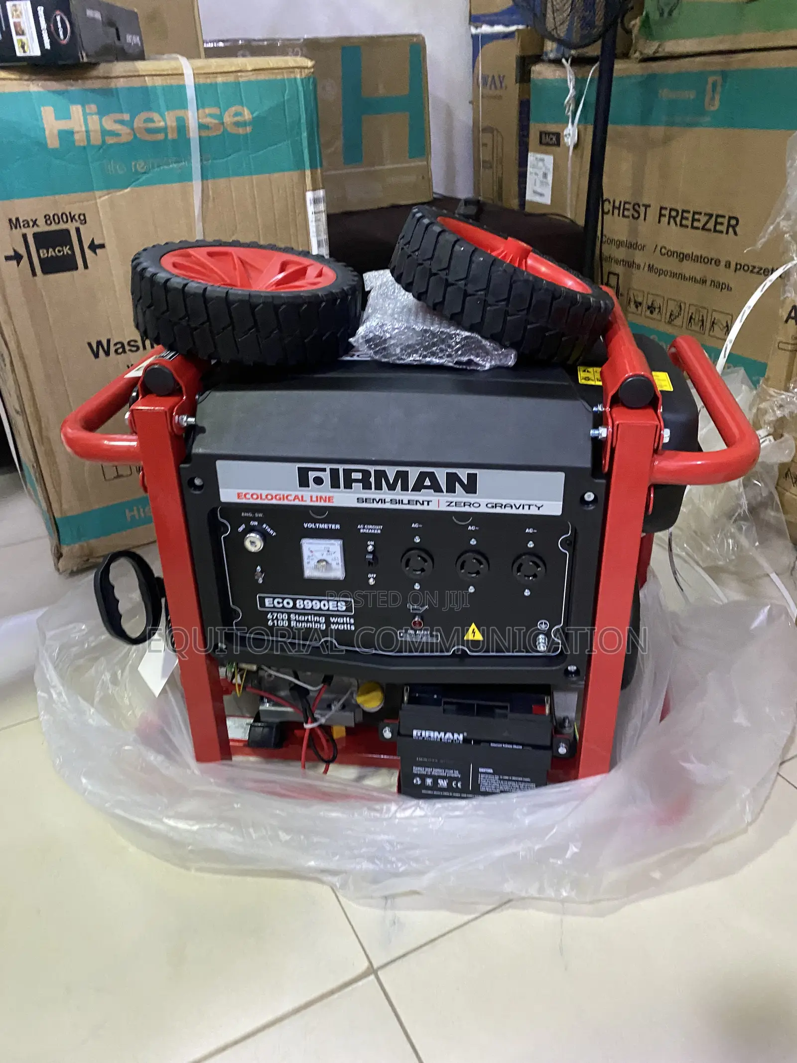 Firman ECO 8990ES Petrol Generator for Shops Semi-Silent 6.7KVA 240V