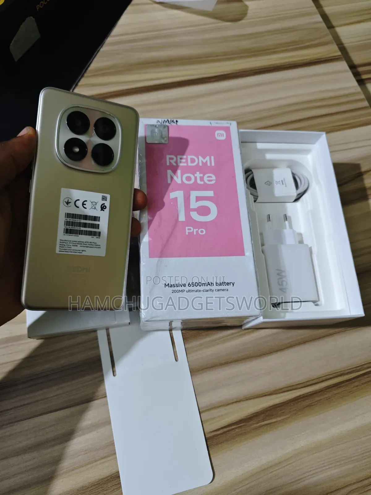 Xiaomi Redmi Note 15 Pro 256 GB Gold