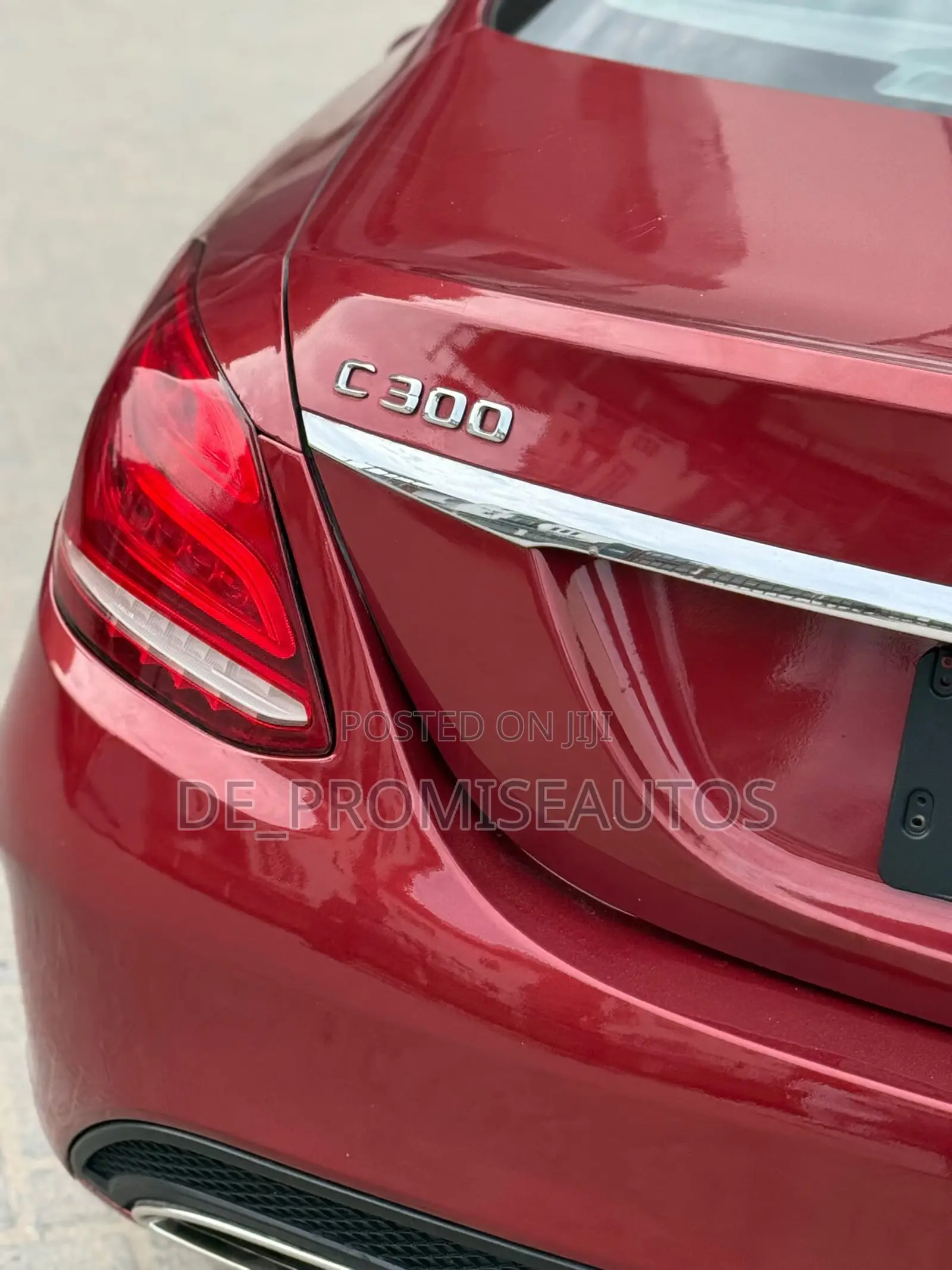 Mercedes-Benz C300 Base 4Matic Sedan AWD (2.0L 4cyl 7A) 2016 Red