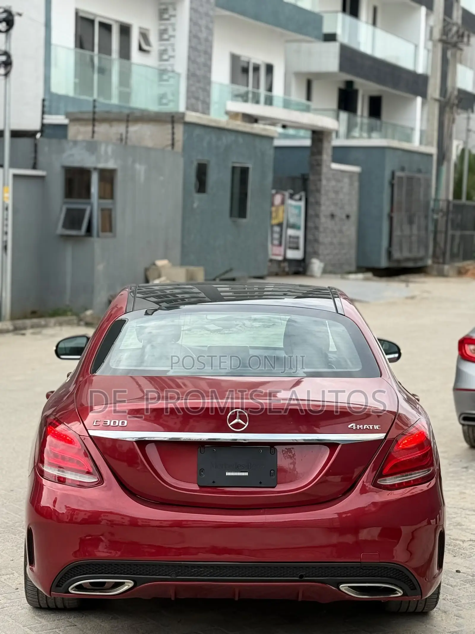 Mercedes-Benz C300 Base 4Matic Sedan AWD (2.0L 4cyl 7A) 2016 Red