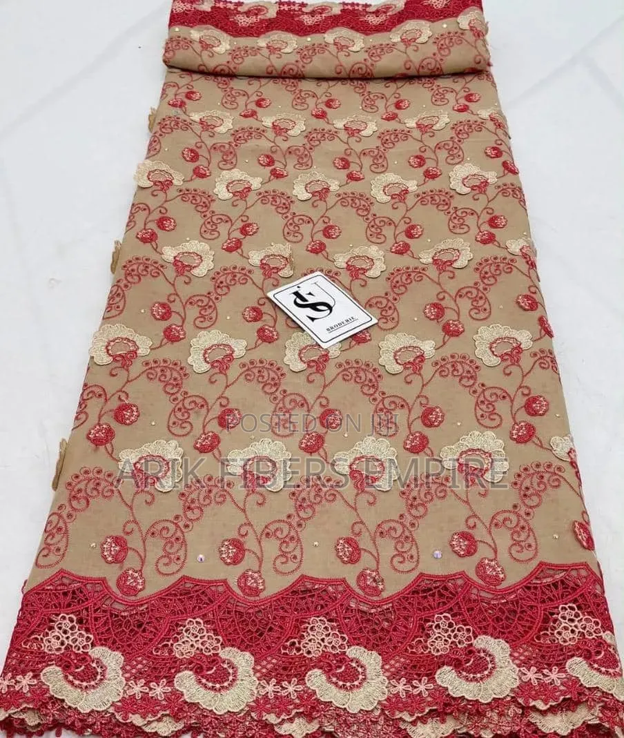 Beautiful Soft Swiss Applique Voile