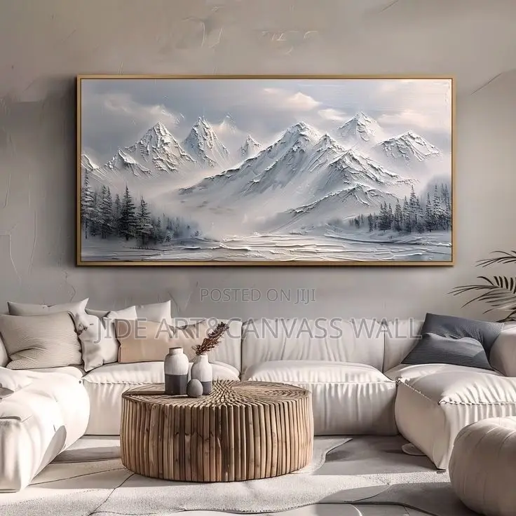 Modern Abstract Wall Sketching Interior Art Styles