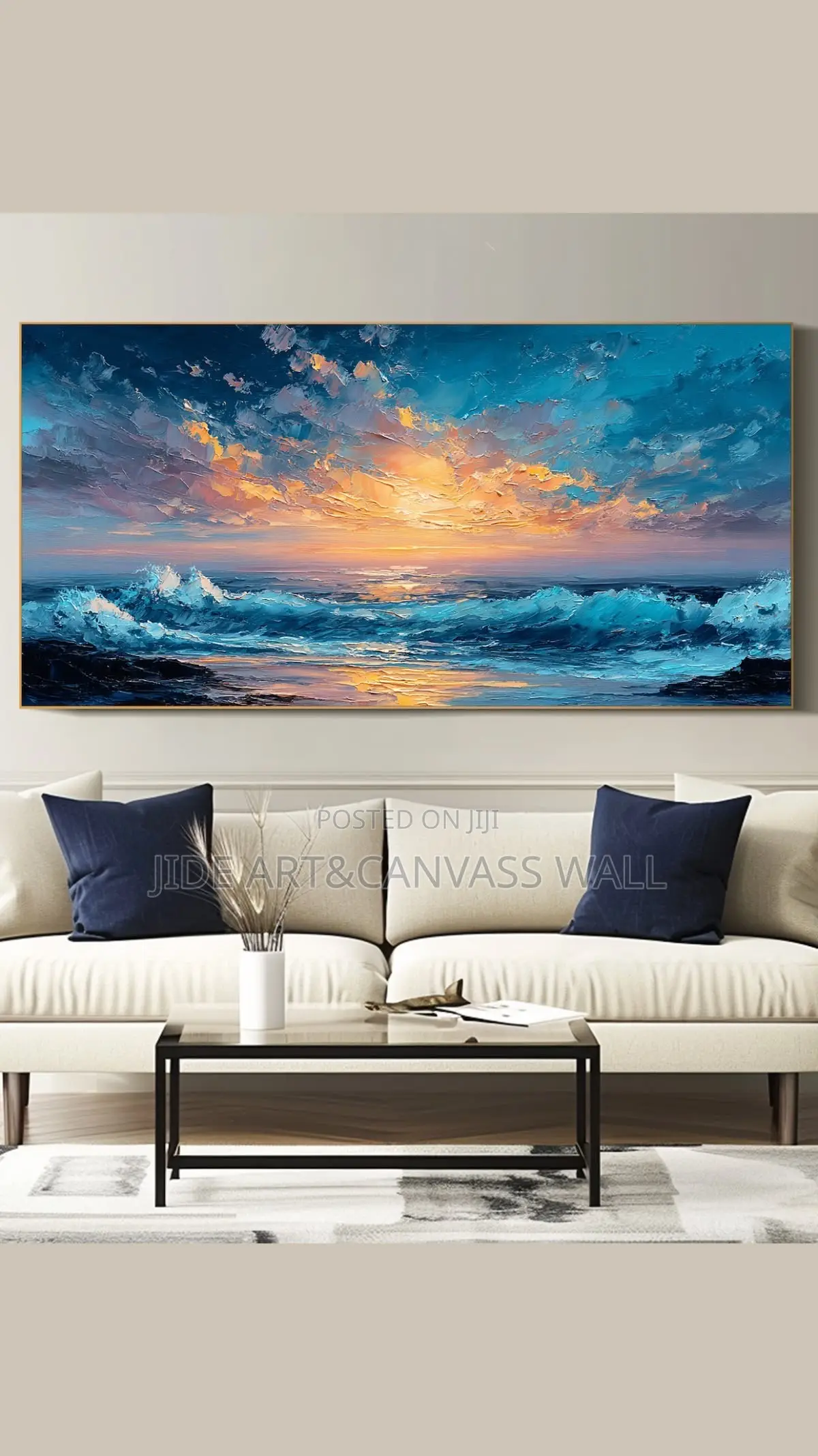Modern Abstract Wall Sketching Interior Art Styles