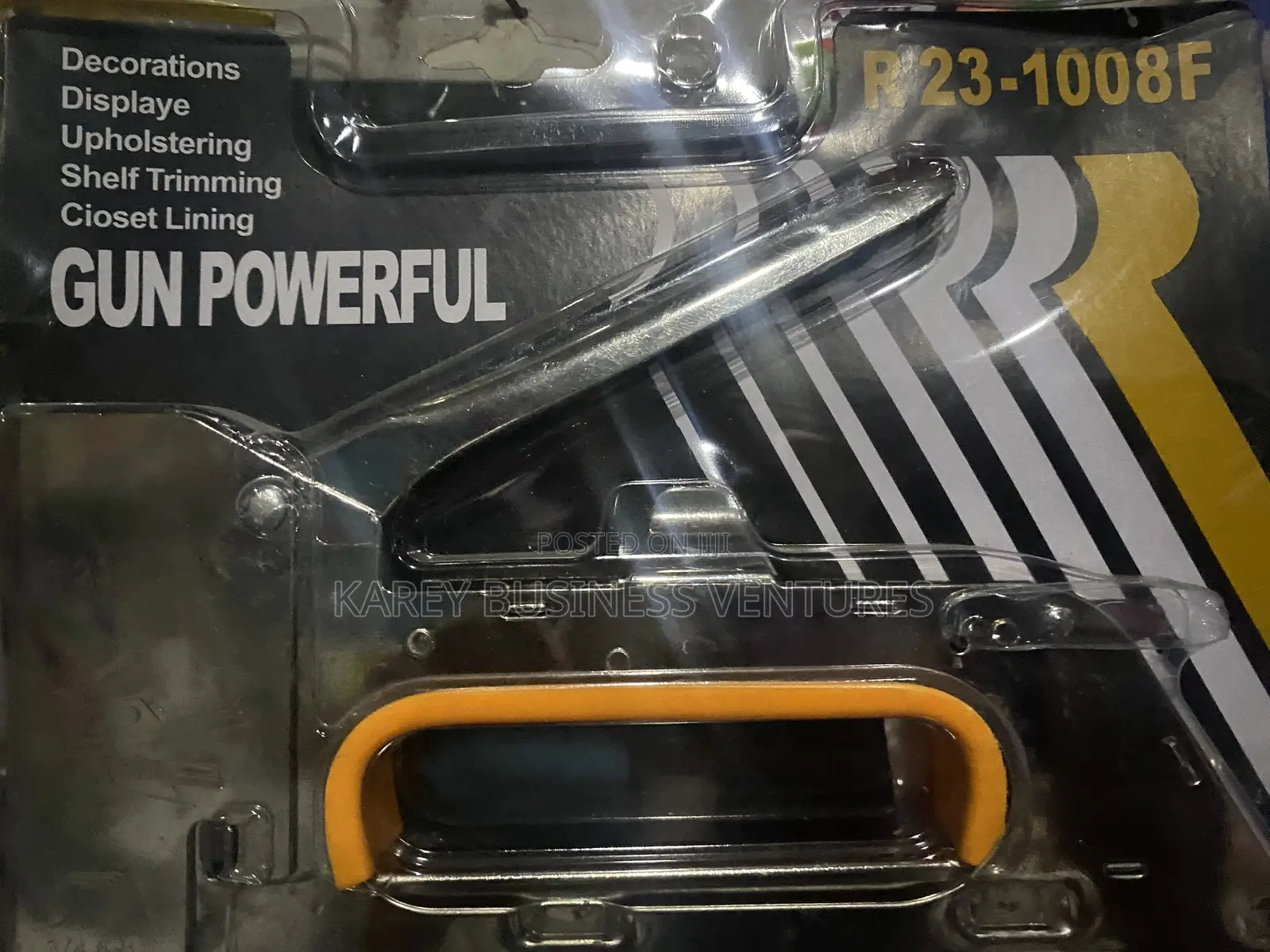 Gun Tacker and Pin for Industrial and Mechanical Use