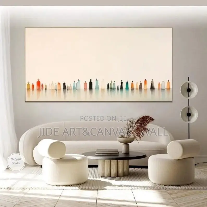 Modern Wall Abstract Stretching Art Interior Decors