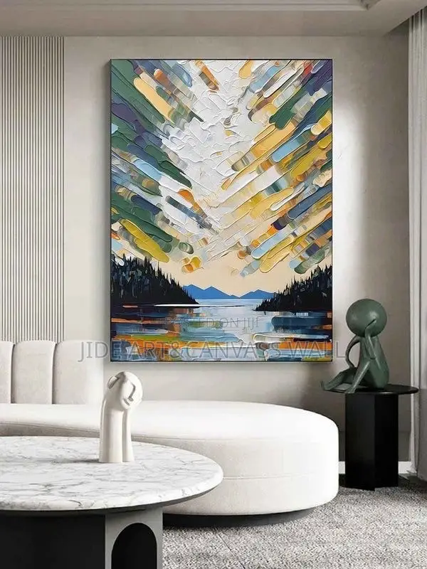 Modern Style Abstract Painting Design Wall Art Decor