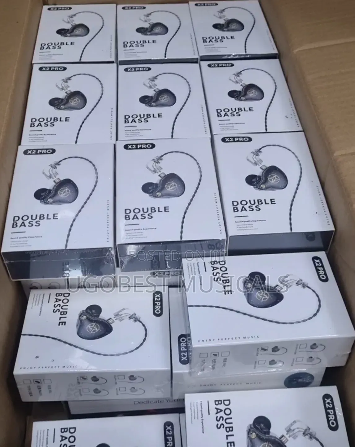 X2 Pro in-Ear Monitor Earphones – Double Bass Studio IEM for Musicians