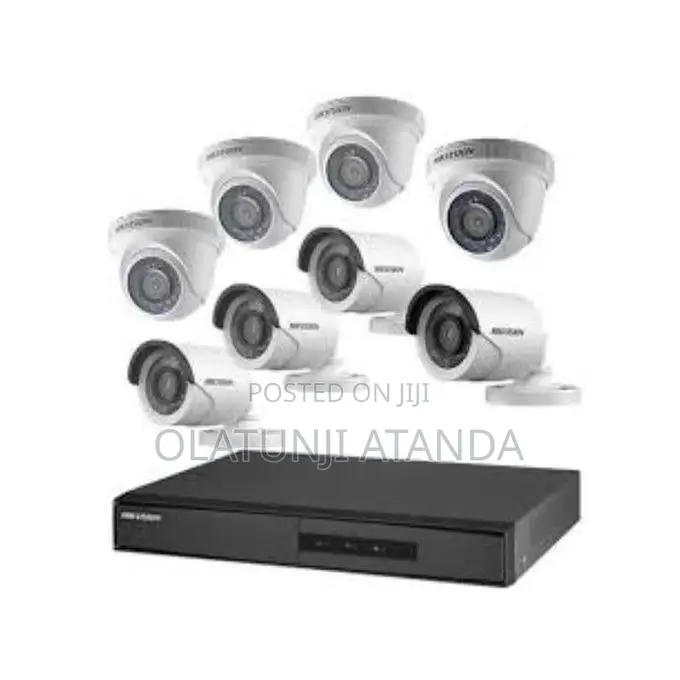 1080P, CCTV Camera 4 Indoor + 4outdoor Camera + 8channel DVR