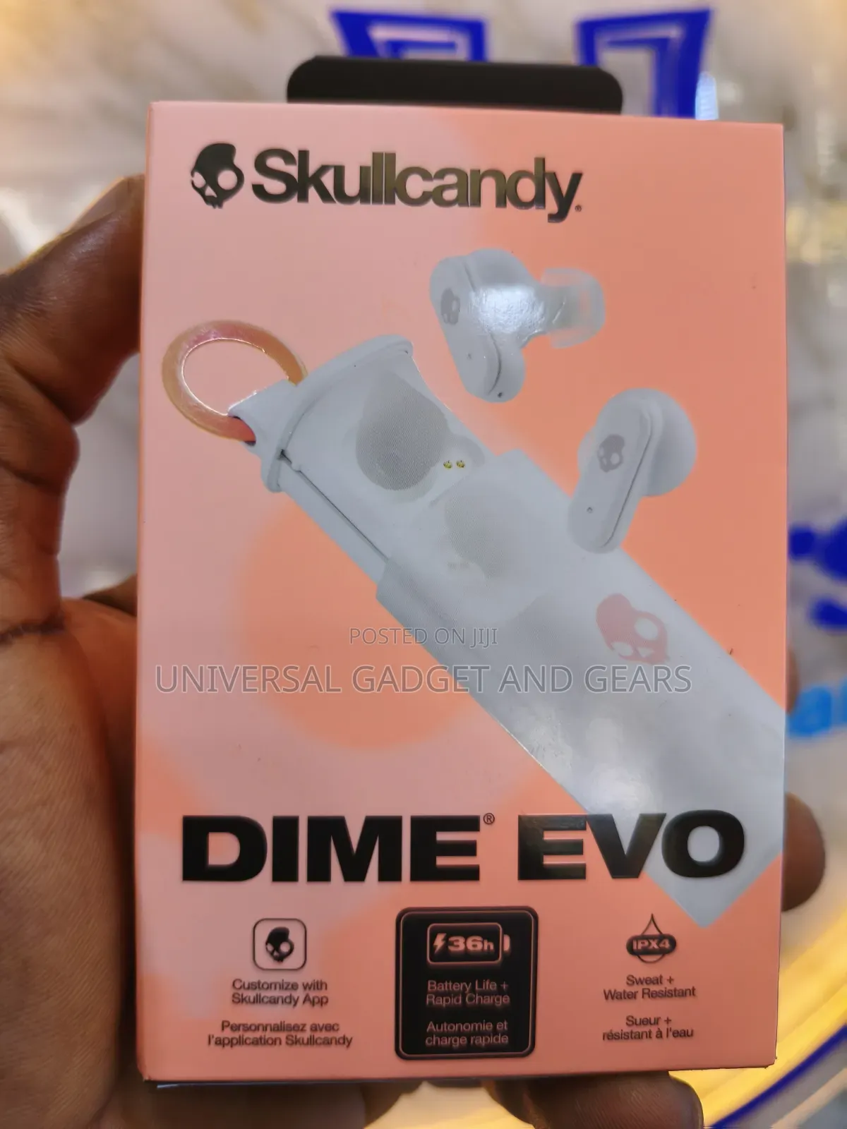 Skullcandy Dime Evo Wireless Earbuds With Clip-Anywhere Case -