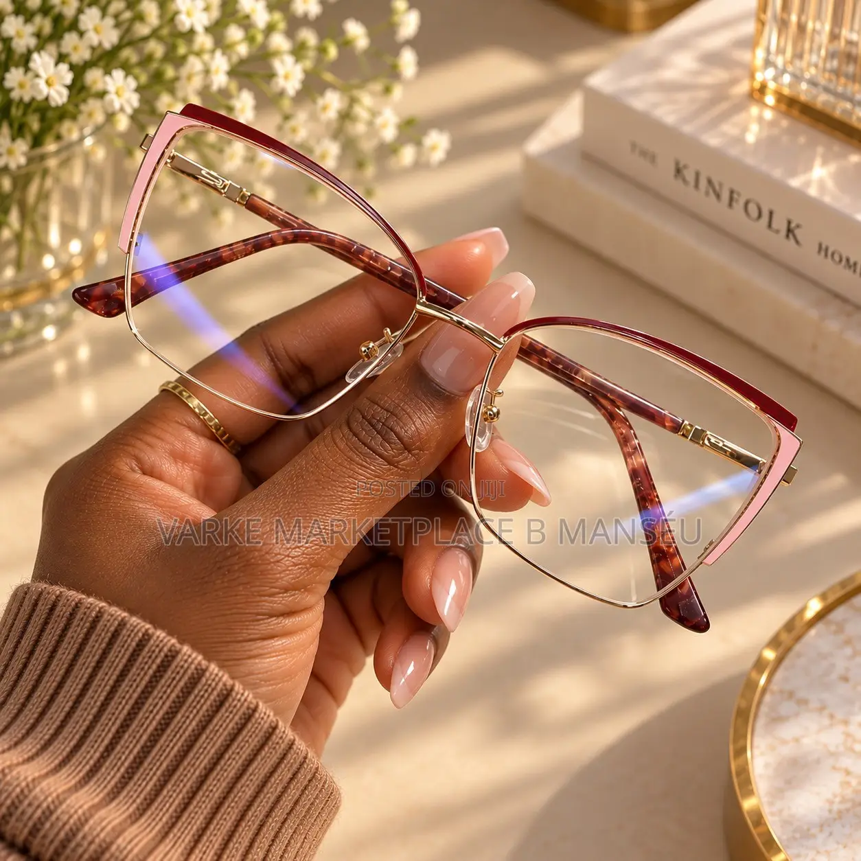 Fashionable Cat-Eye Anti - Blue Light Glasses for Women