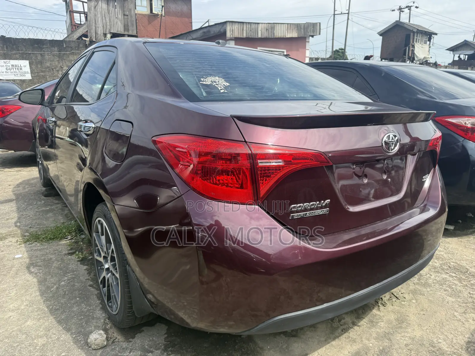 Toyota Corolla 2018 Burgundy