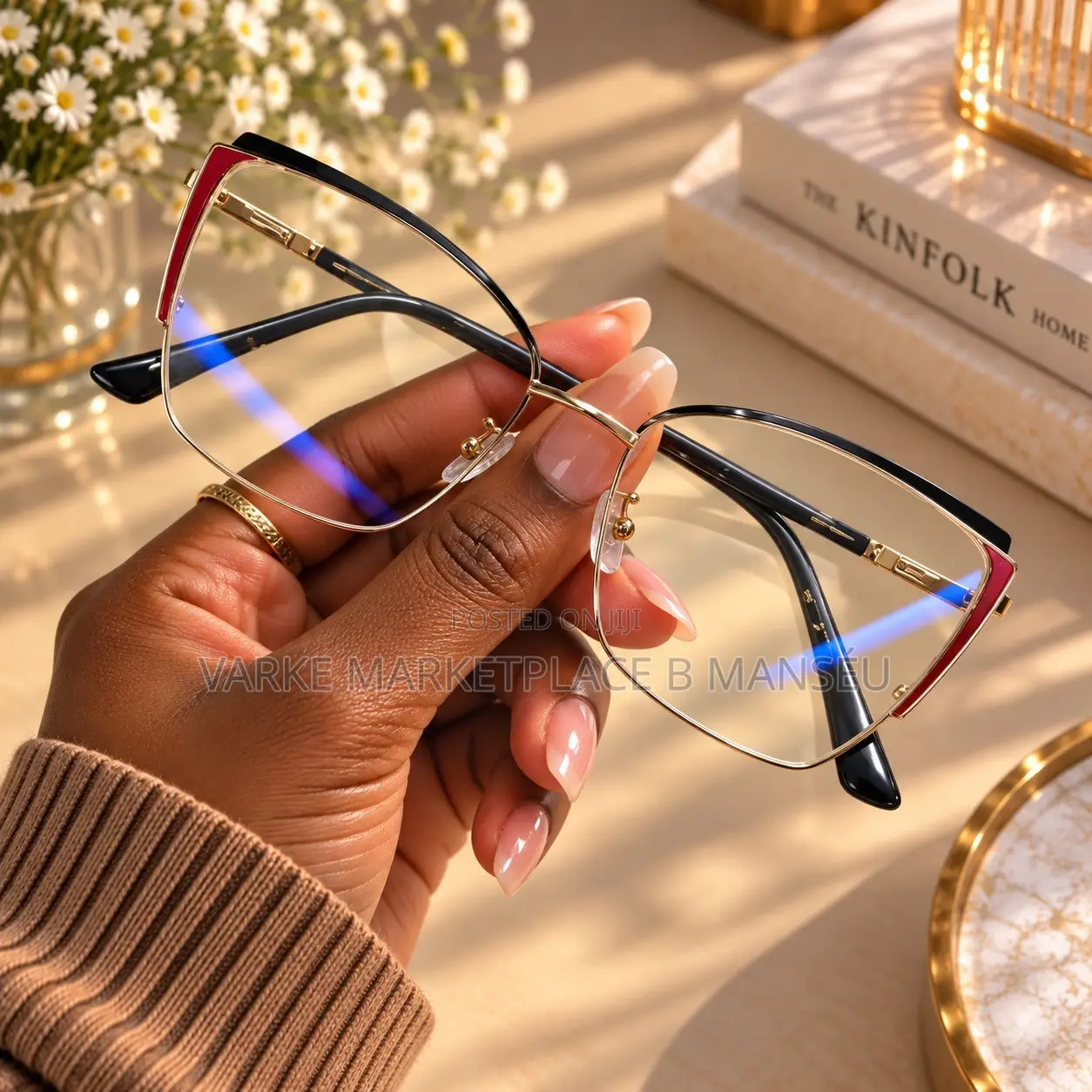 Fashionable Cat-Eye Anti - Blue Light Glasses for Women