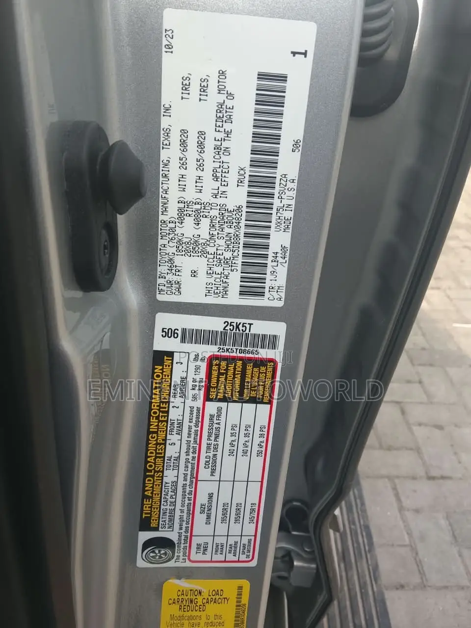 Toyota Tundra 1794 Edition CrewMax 6.5' Bed 2024 Gray