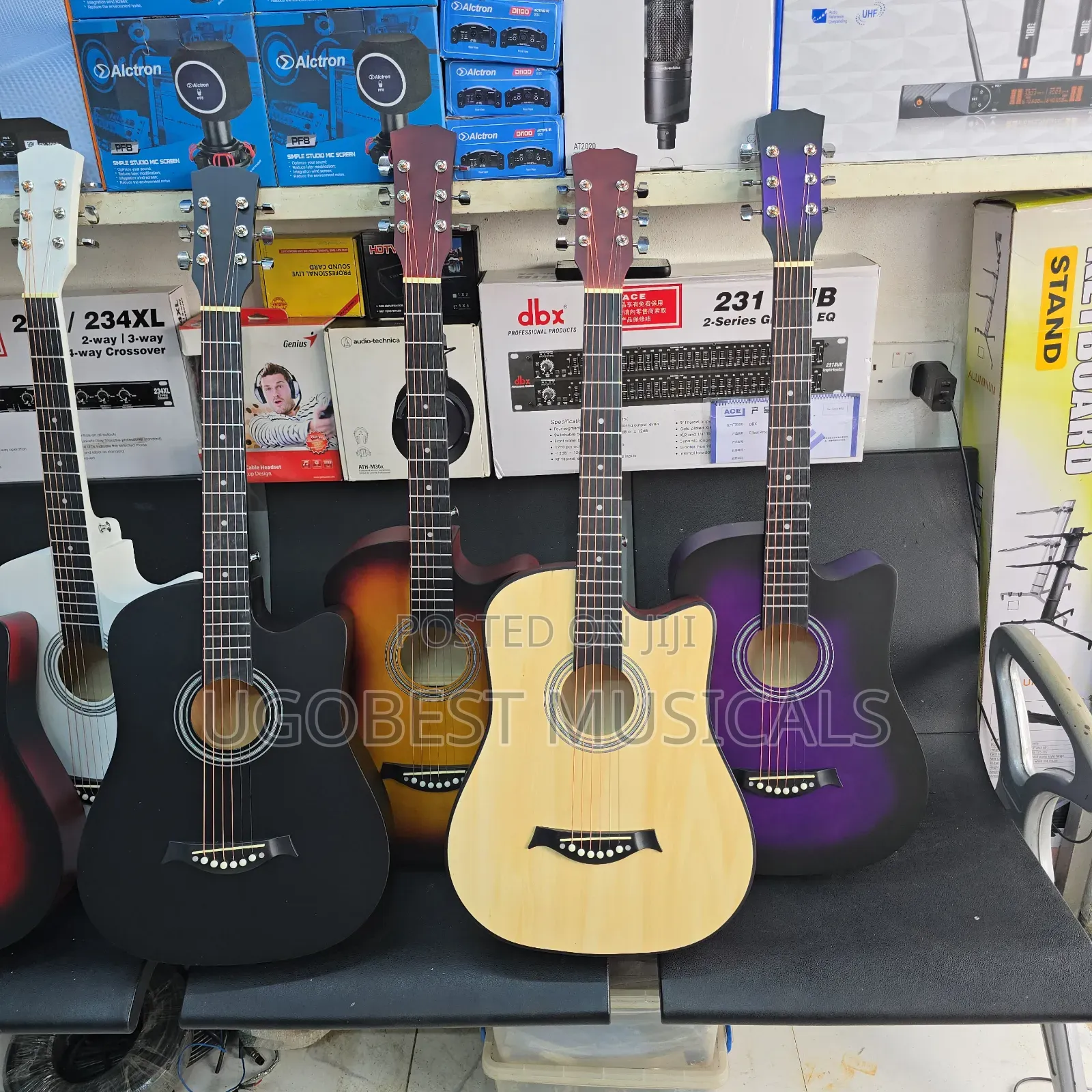 Quality 38 Inches Acoustic Guitar - Rich Tone & Stylish Finish Options