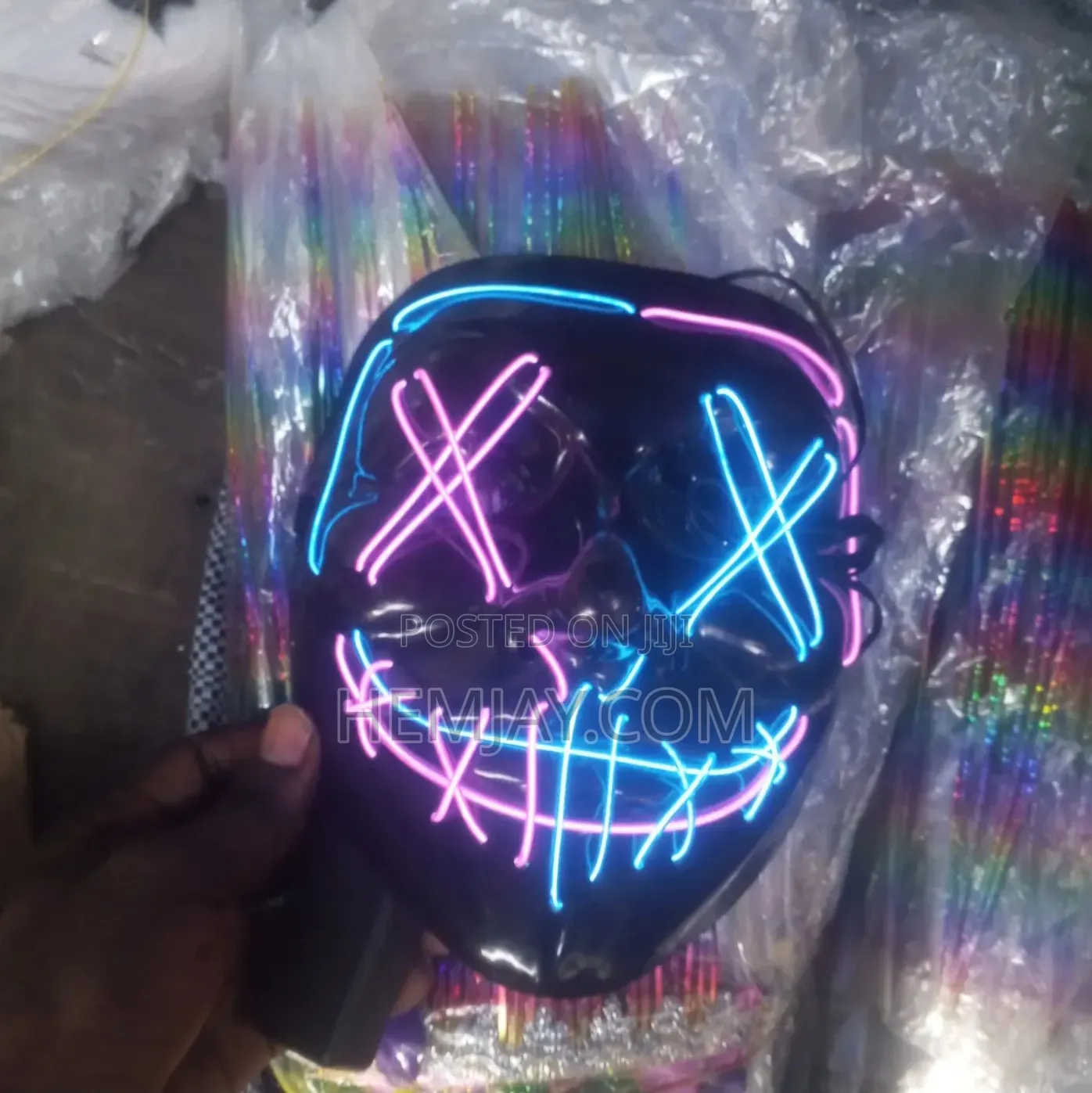Glow in the Dark Halloween Party Masks