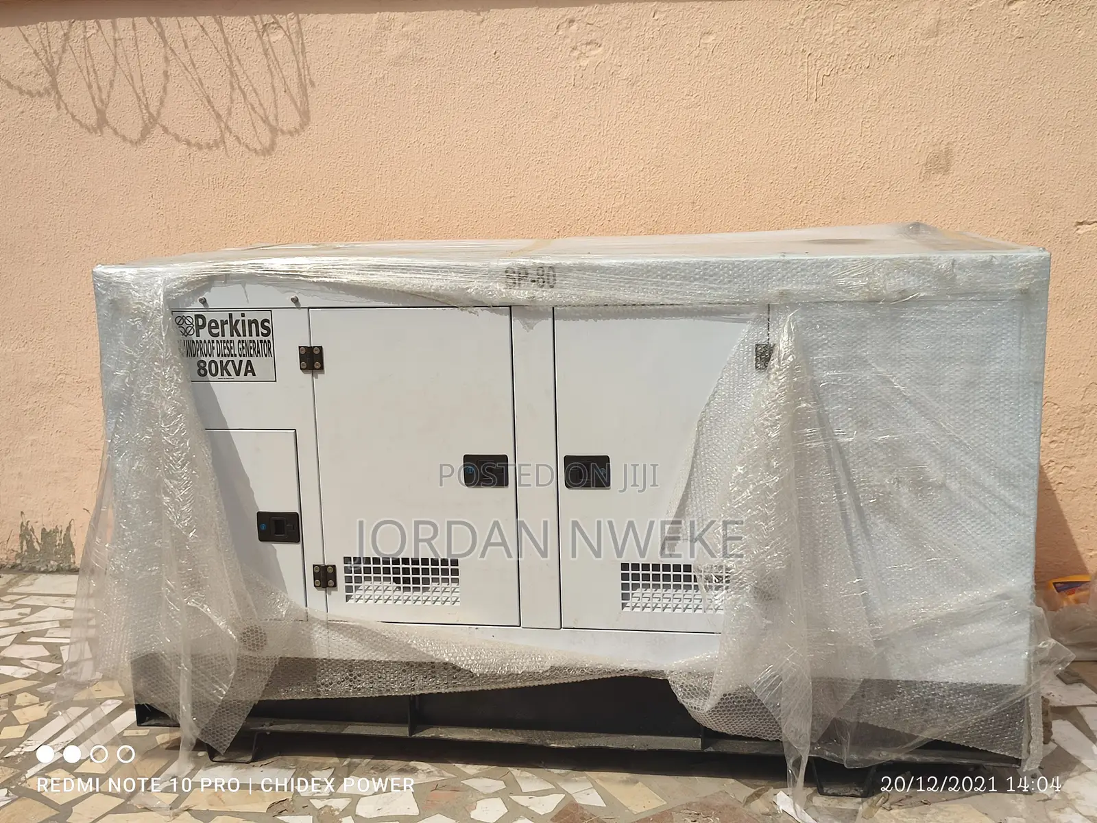 Quality Perkins 80kva With Turbo Charger Copper Coil and Installation