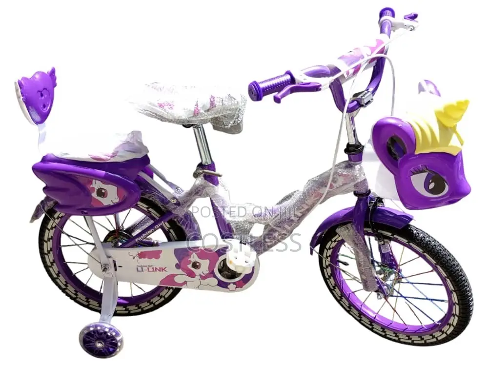 Unicorn Children Bicycle for Ages 4-9 Years
