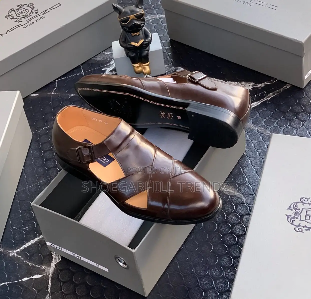 Mens Maurizo Covered Sandals