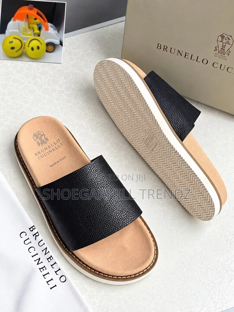 Premium Brunello Cucinelli Palm Slippers | Modern Comfort in 2 Styles