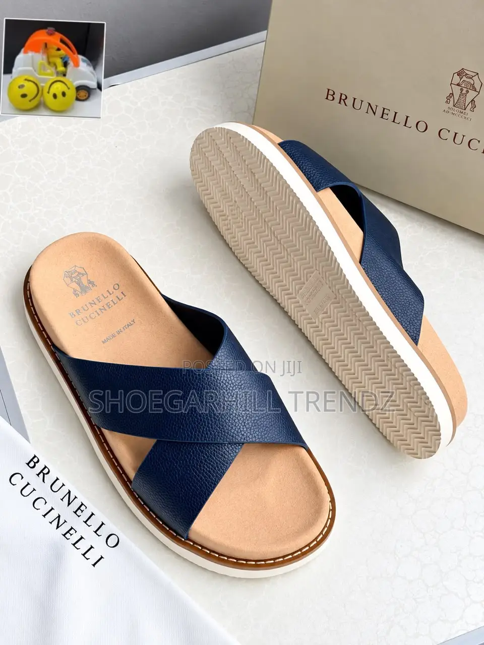 Premium Brunello Cucinelli Palm Slippers | Modern Comfort in 2 Styles