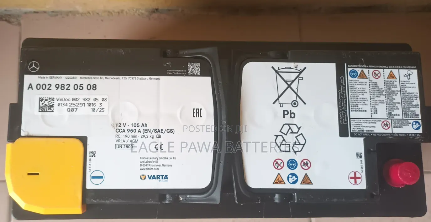 Mercedes Benz AGM Battery 105amps