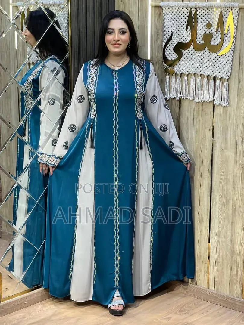 Original Egypt Abaya 45K Luxury Lace Stones Design Kano Market