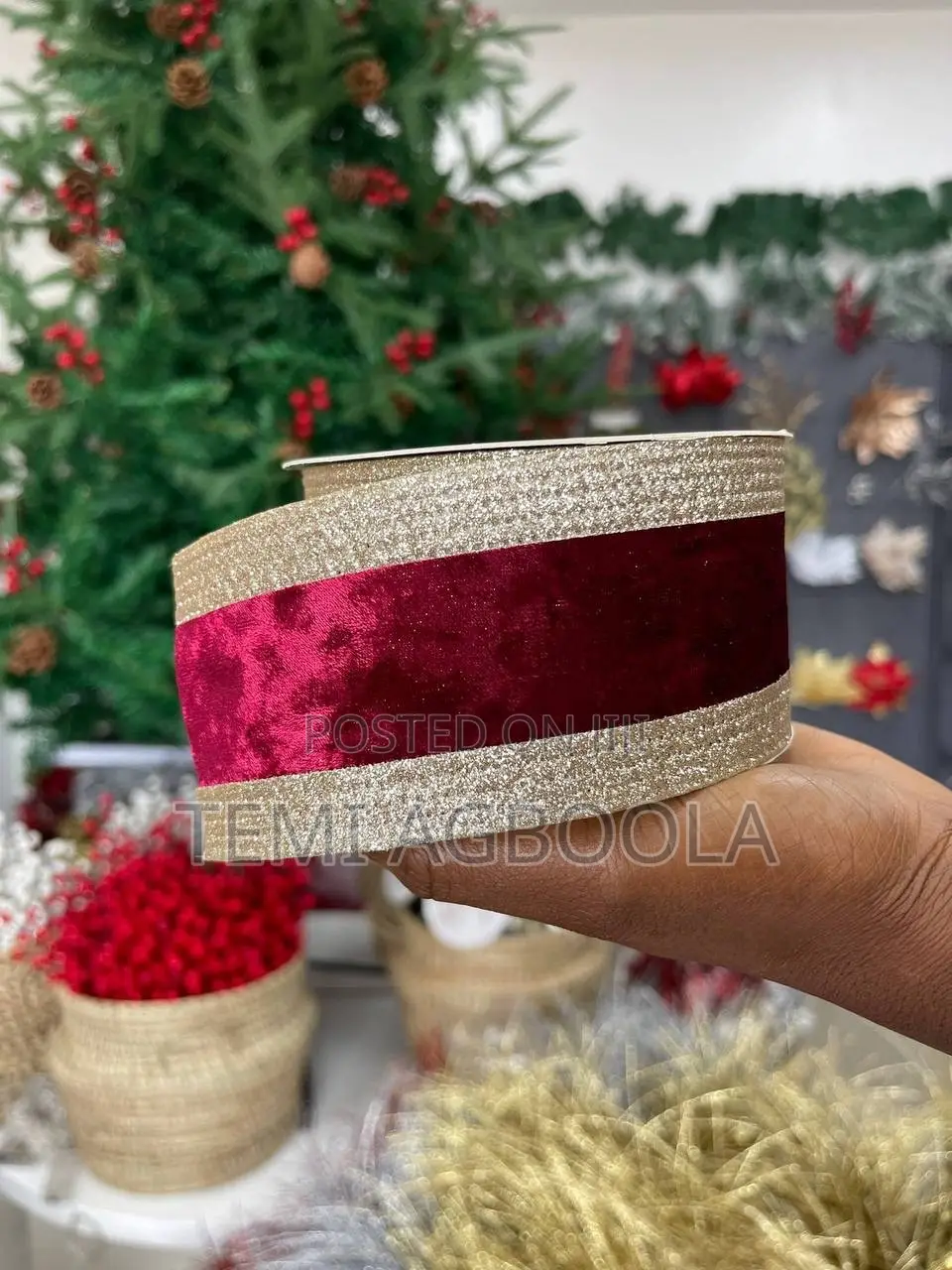 Ribbon for Christmas Trees and Gifts