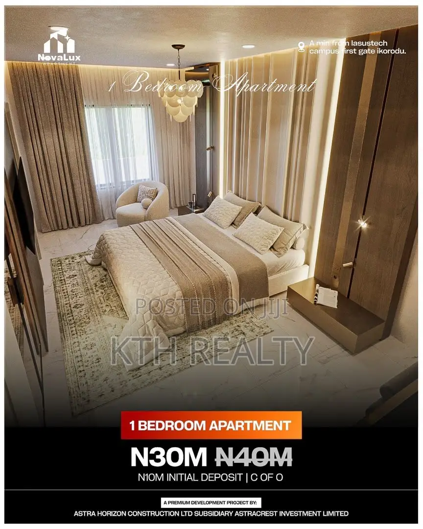 1bdrm Apartment in Novalux, Igbogbo for sale