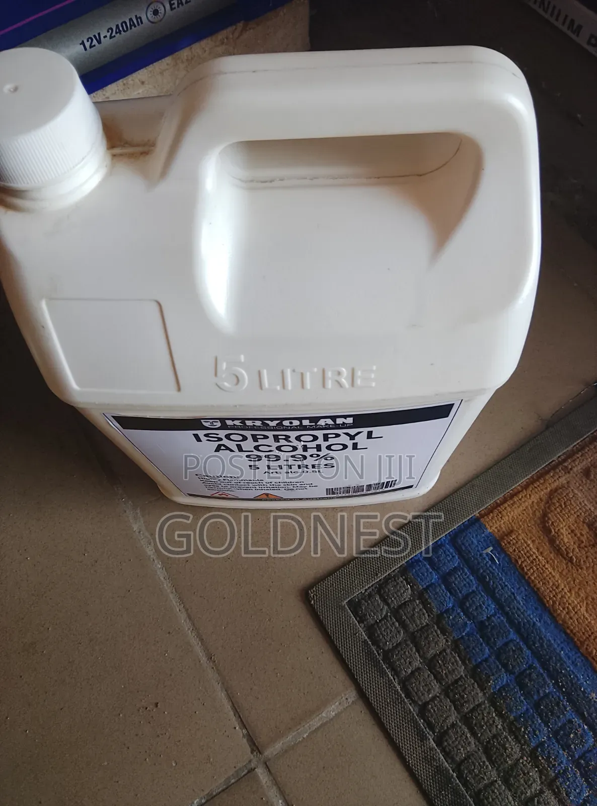 Kryolan Professional 99.9% Isopropyl Alcohol (5 Litres)