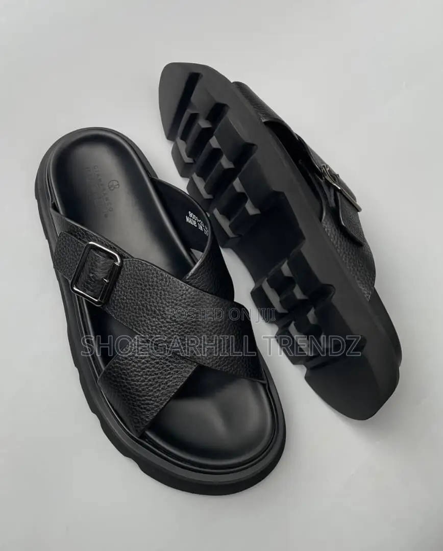 Premium Palm Slippers | Luxury Comfort Modern Chunky Sole