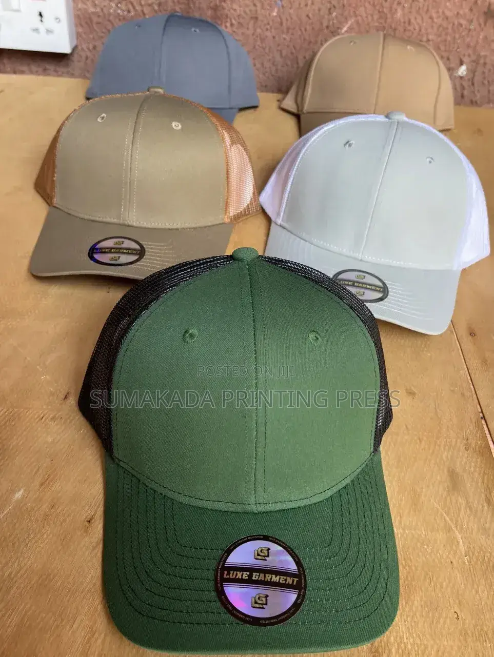 LUXE Trucker Face Caps | Plain Mesh-Back Caps in Abuja