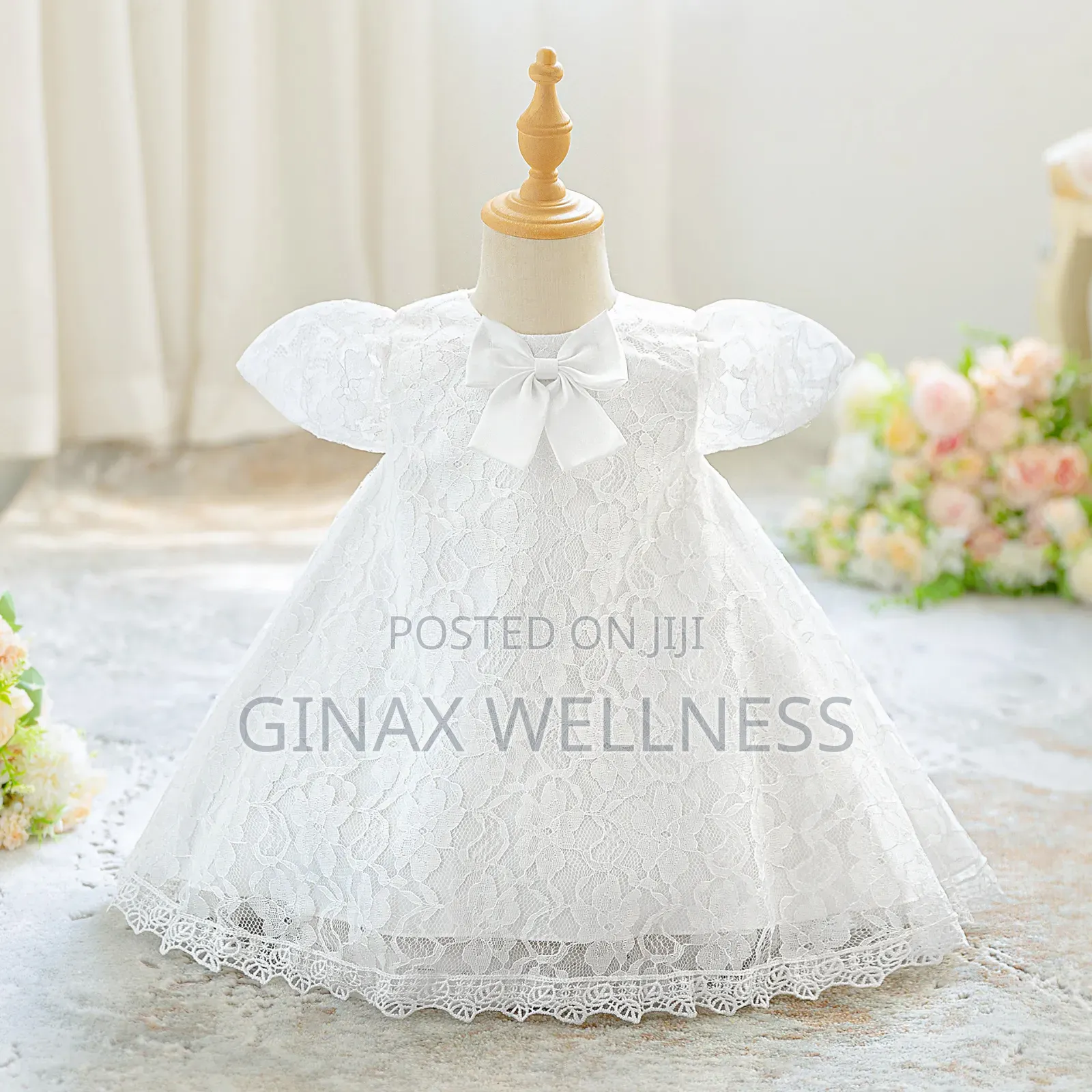 Baby Girl White Christening Gown (3-9 Months)