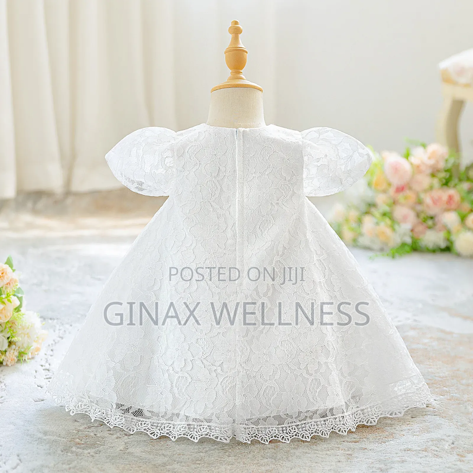 Baby Girl White Christening Gown (3-9 Months)
