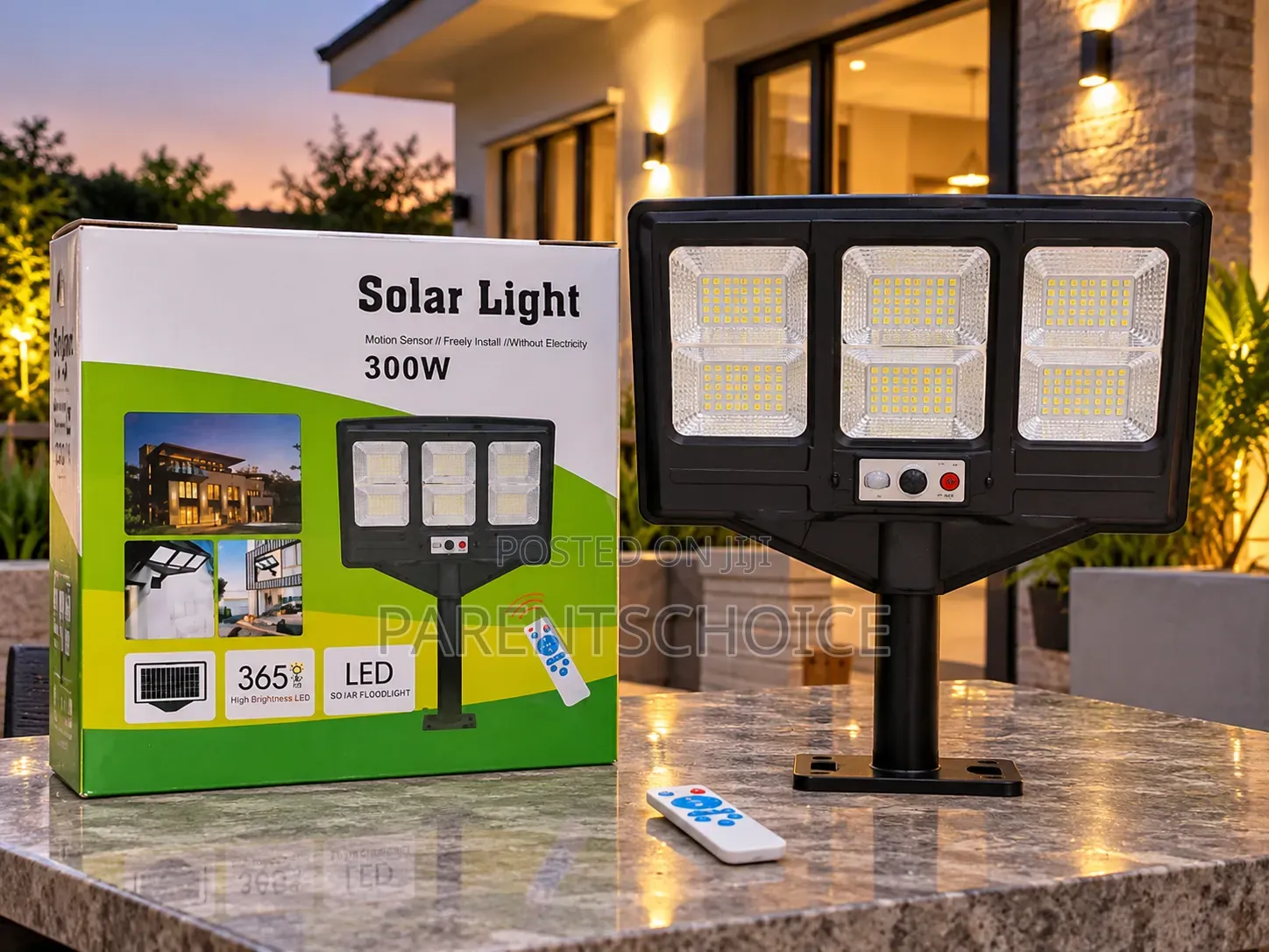 Hy 300W Solar LED Street Light With Remote Control