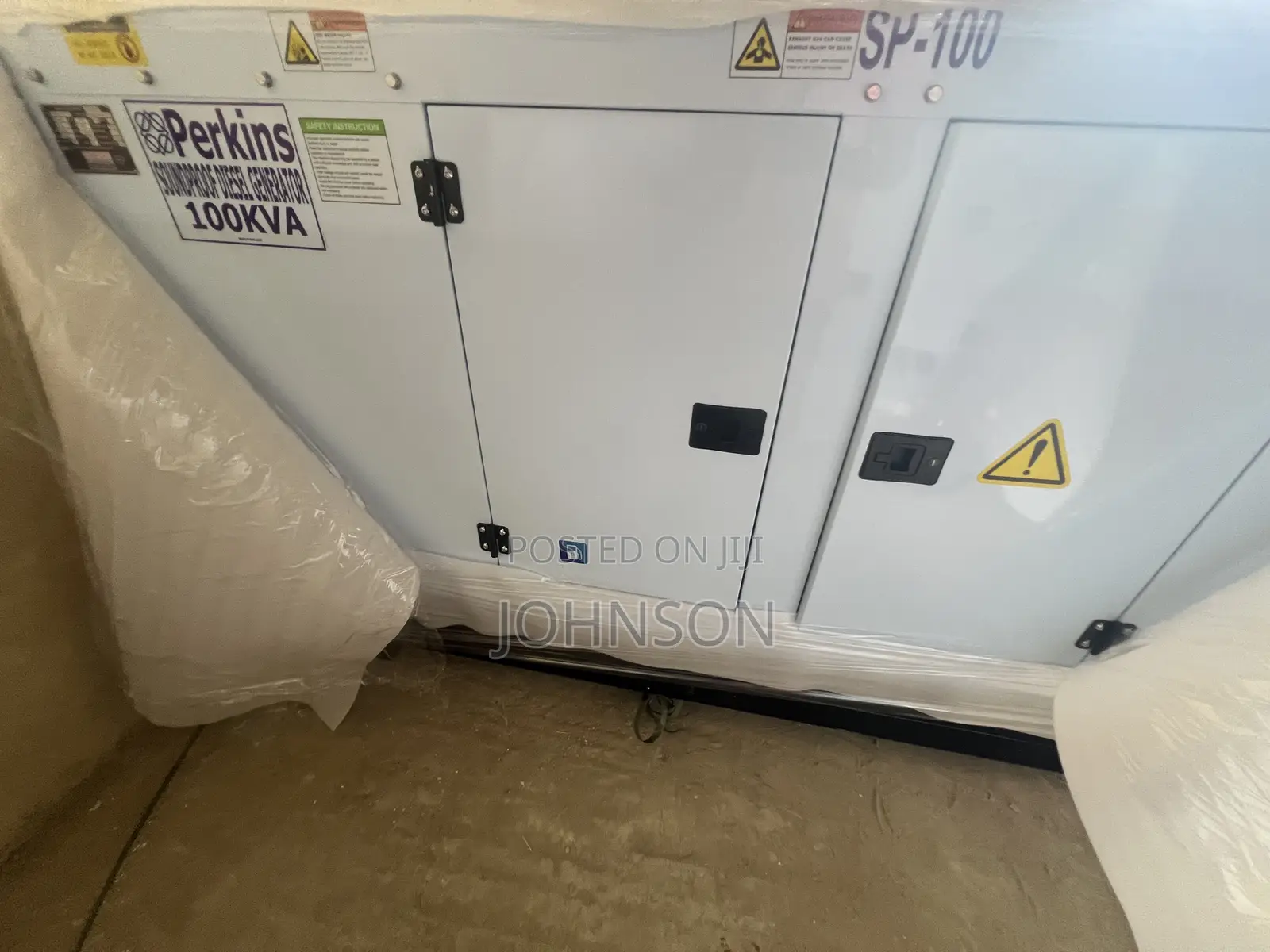 This Is Brand New 100kva Perkins Soundproof Generator  Copper