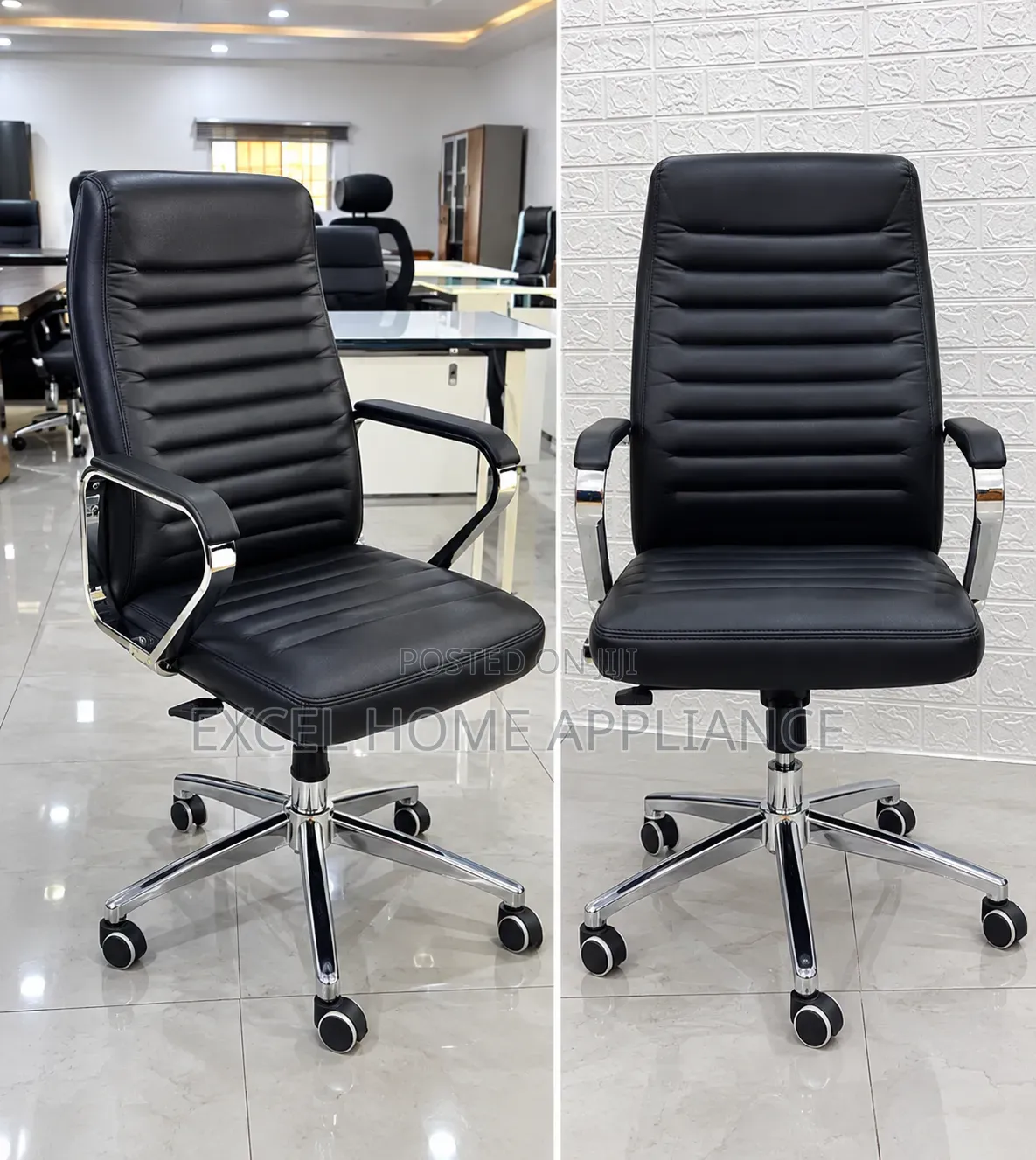 High Quality Black Leather Executive Office Chair