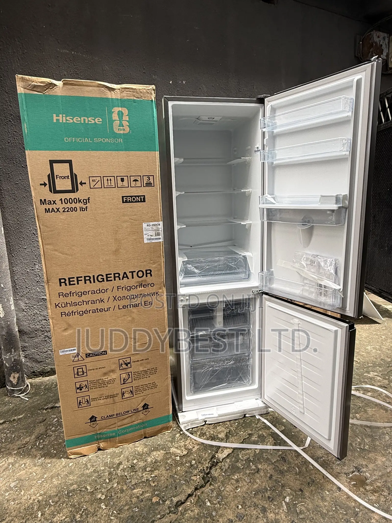 Hisense Bottom Freezer Refrigerator 35DCB 264L