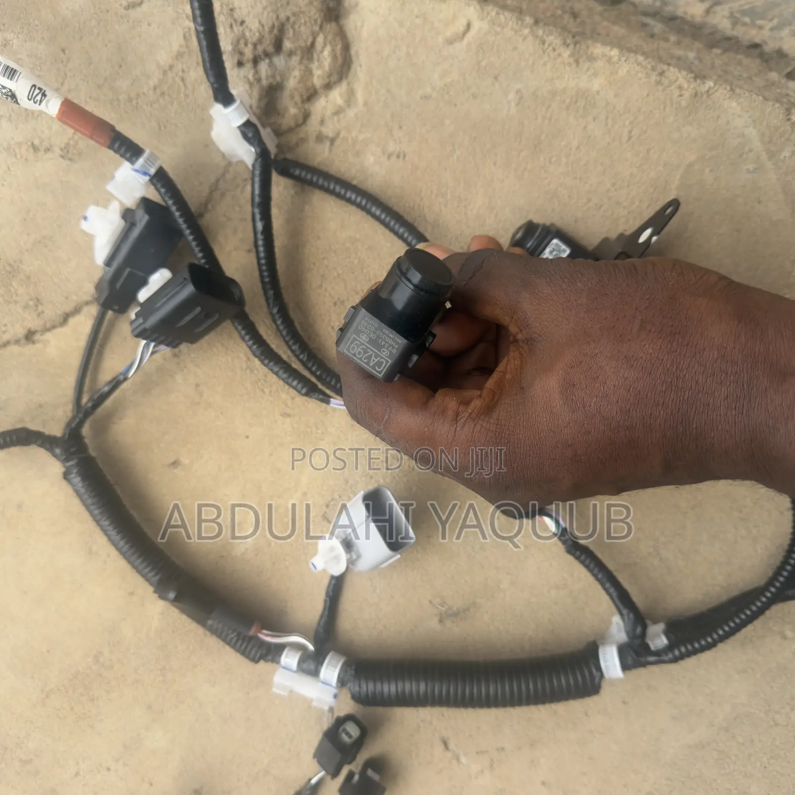 2024 2025 2026 Toyota GrandHighlander Bumper Wire Sensor and Camera