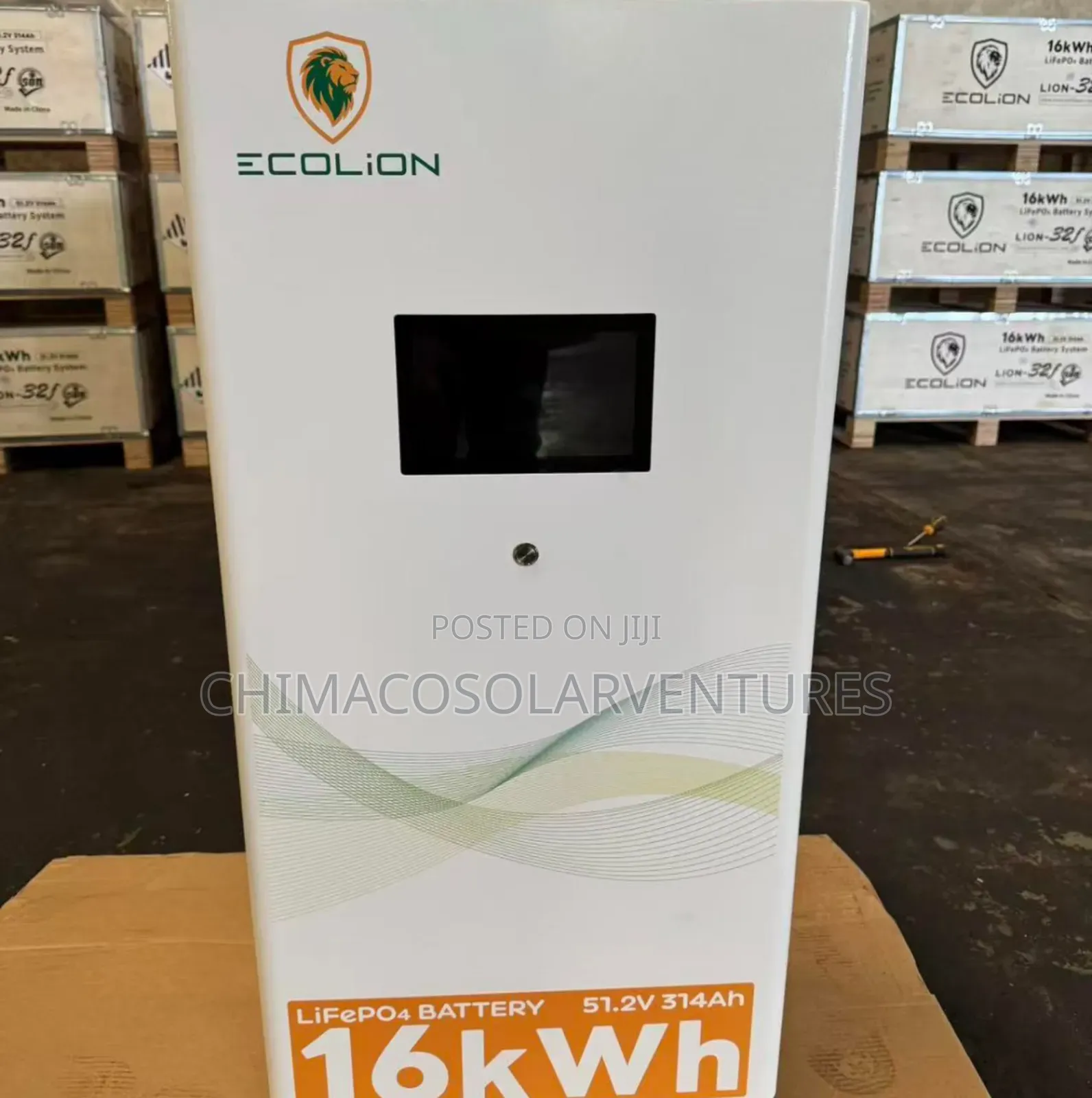 Brand New Ecolion 16kWh 51.2V 314Ah Premium LiFePO4 Lithium Battery