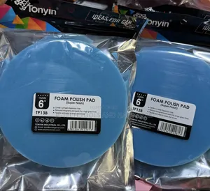 Tonyin 6" (152mm) Foam Polish Pads (Super Finish), Model TP13B.