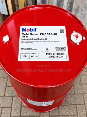 Mobil Delvac 1340 SAE-40 Monograde Diesel Engine Oil