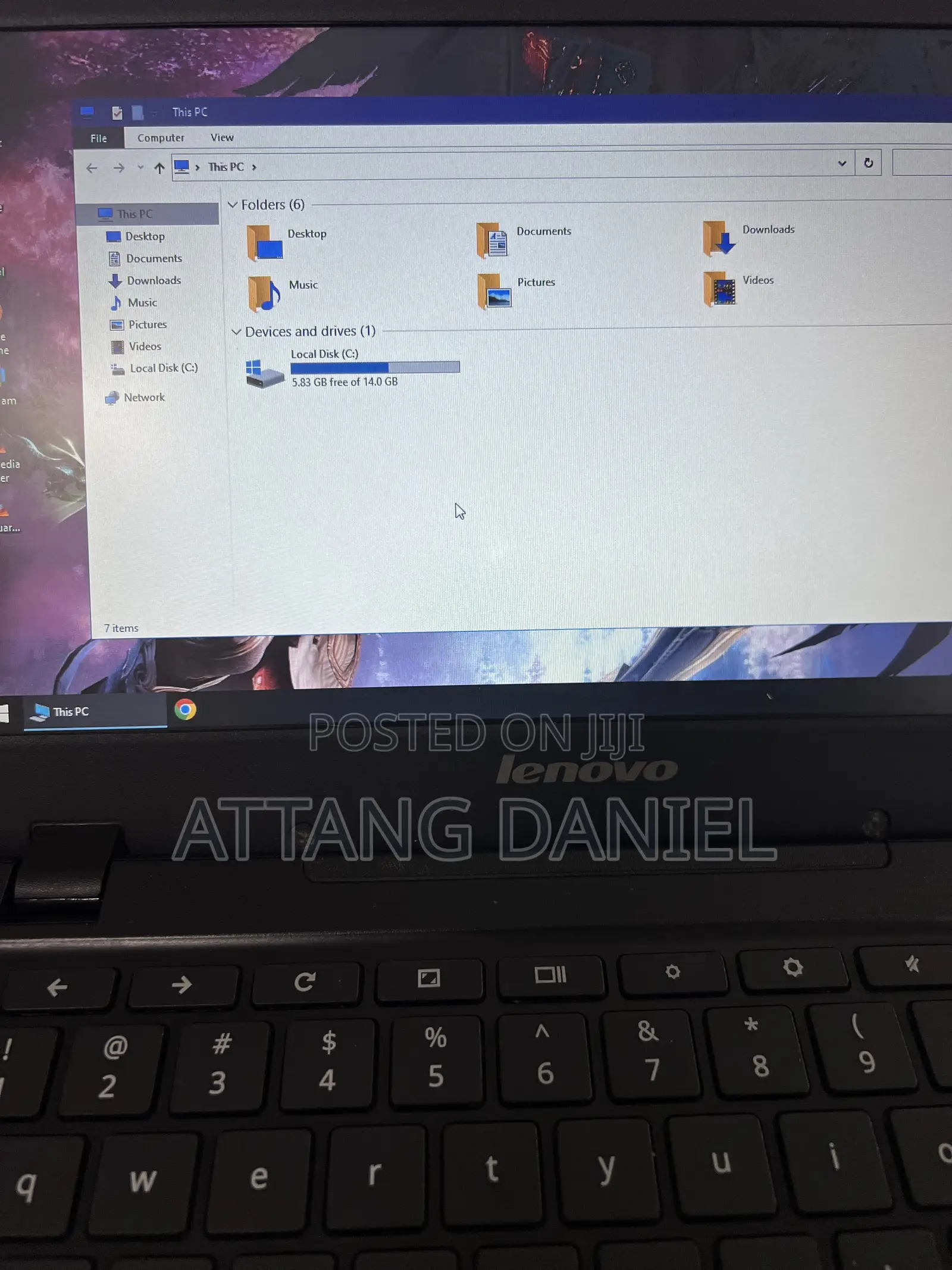 Laptop Lenovo N22 Chromebook 2GB Intel Celeron eMMC 16 GB